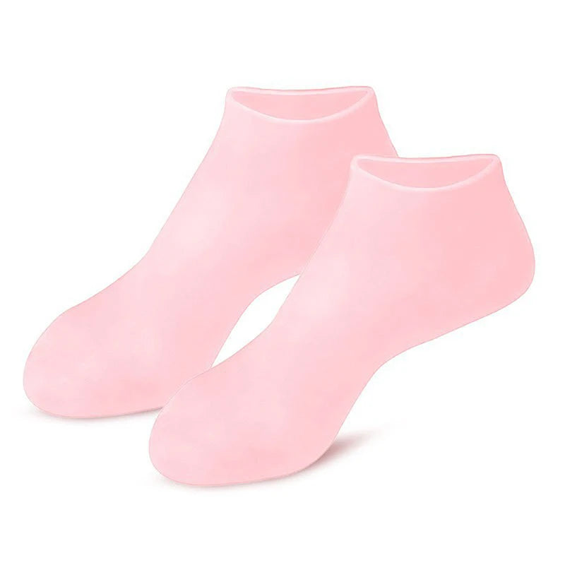 Moisturizing Foot Socks,Silicone Socks For Dry Cracked Feet Women's Foot Socks For Moisturizing,Featuring Massage