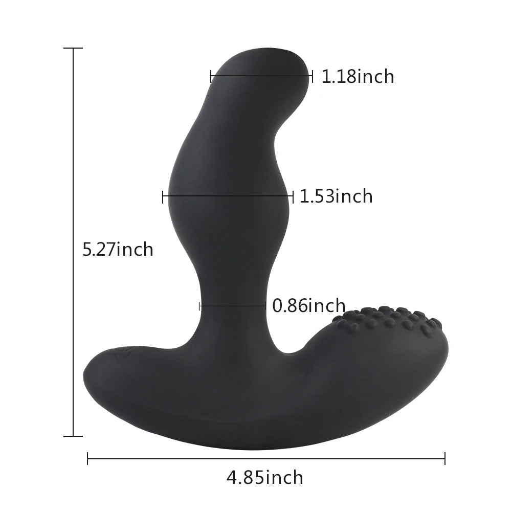 Remote-Control Dual-Vibration Prostate Massager