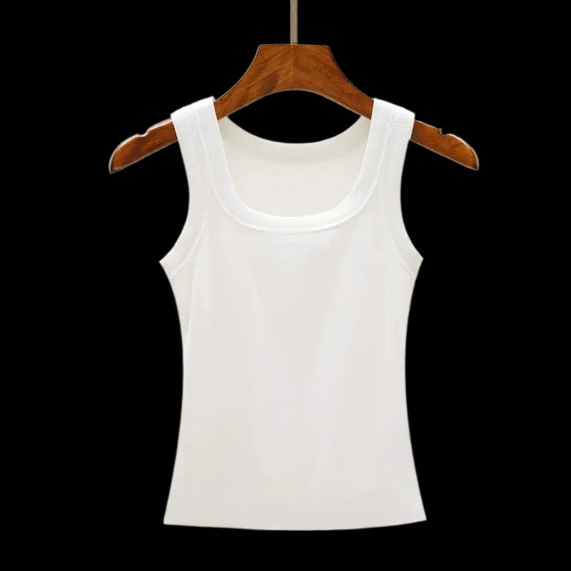 2-Piece Y2K Punk Gothic Sleeveless Crop Top Set