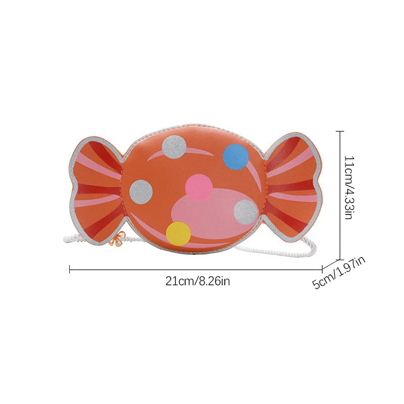 Kids Candy Color Mini Crossbody Bag