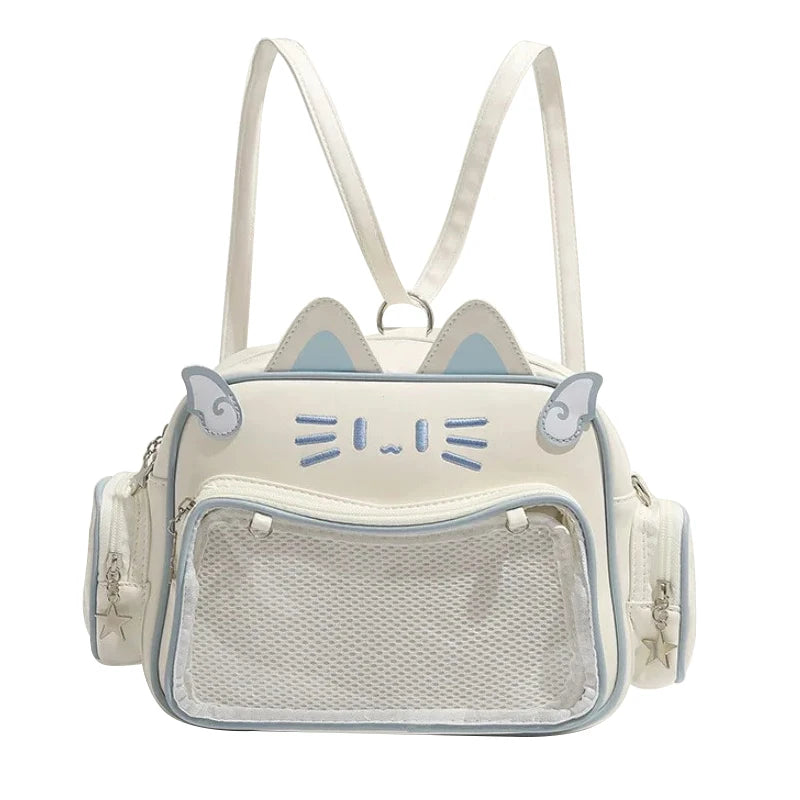 Kawaii Cat Transparent Ita Backpack
