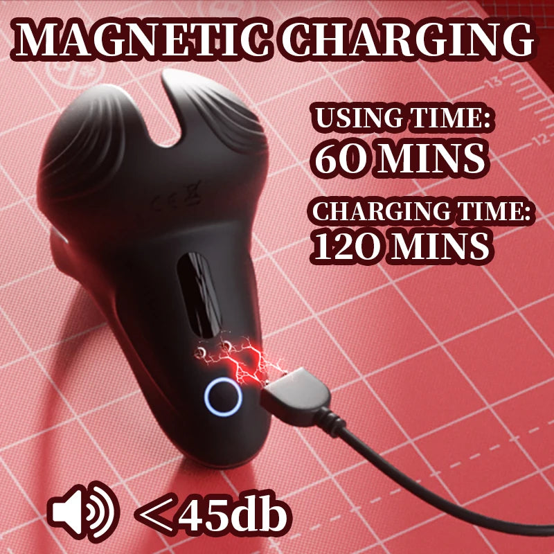 Remote-Control Vibrating Ring & Testicle Massager