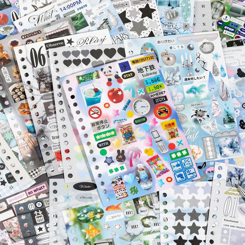 K-Pop Photocard Scrapbook Sticker Book