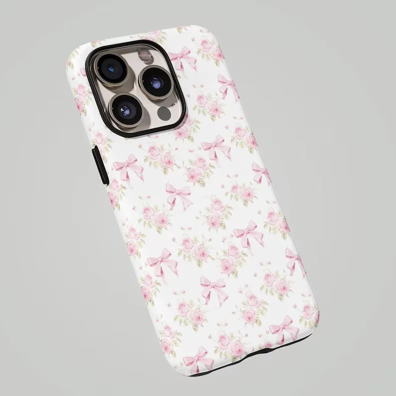 Coquette Bow Double-Layer Phone Case for iPhone
