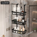 bathroom wall mounted storage rack, door mounted rack, shower gel rack, shower supplies storage rack