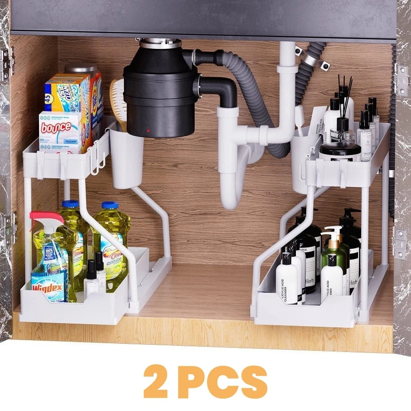 2-Tier Pull-Out Storage Organizer