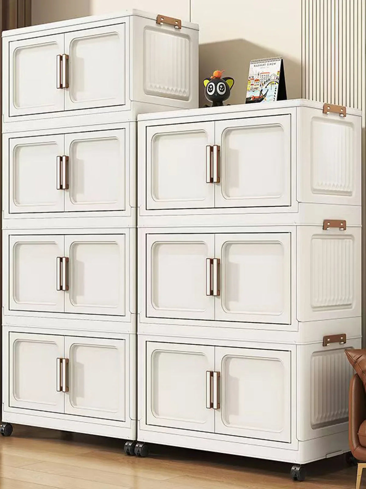 Foldable Multi-Drawer Storage Cabinet
