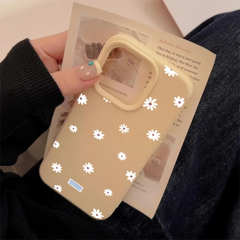 Daisy Flower Shockproof Phone Case for iPhone