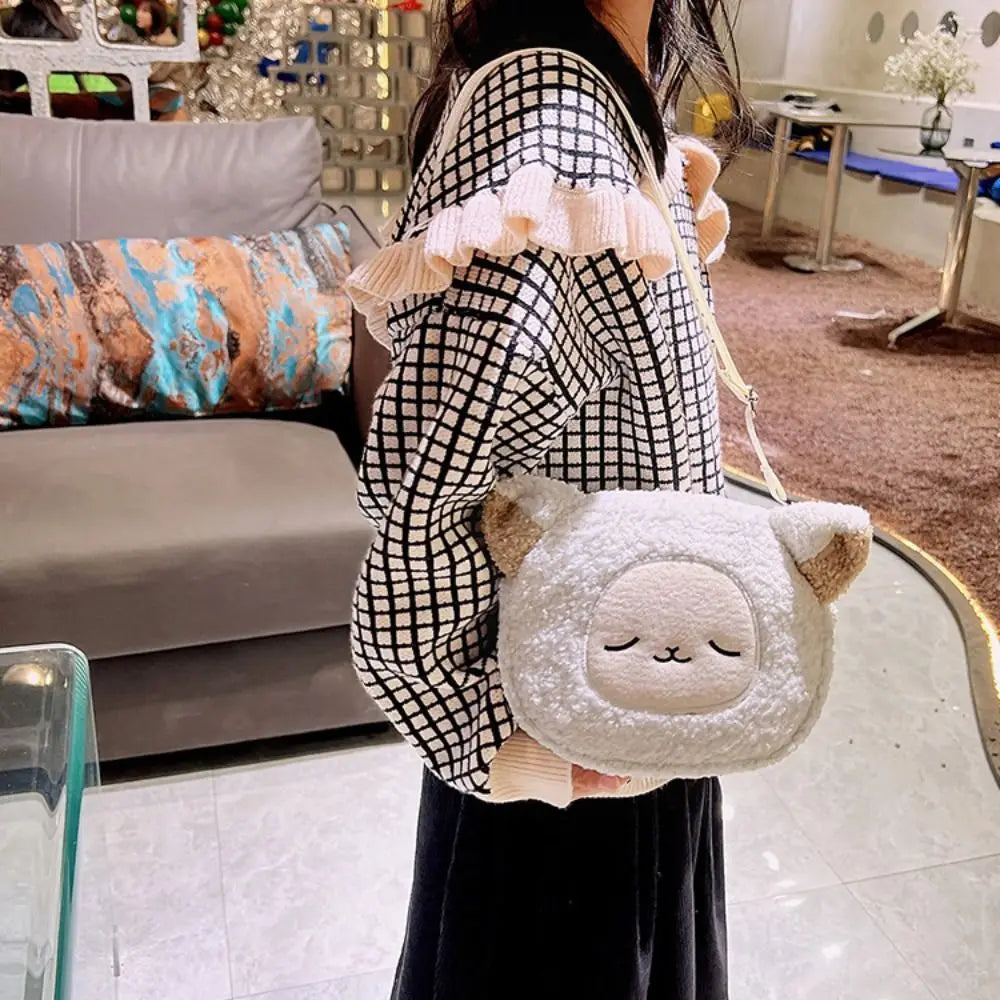 Kawaii Plush Cartoon Crossbody Phone Bag