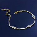Anklets for Women 14K Real Gold/Silver Plated Ankle Bracelets Boho Anklets Adjustable Dainty Beaded Summer Beach Jewelry