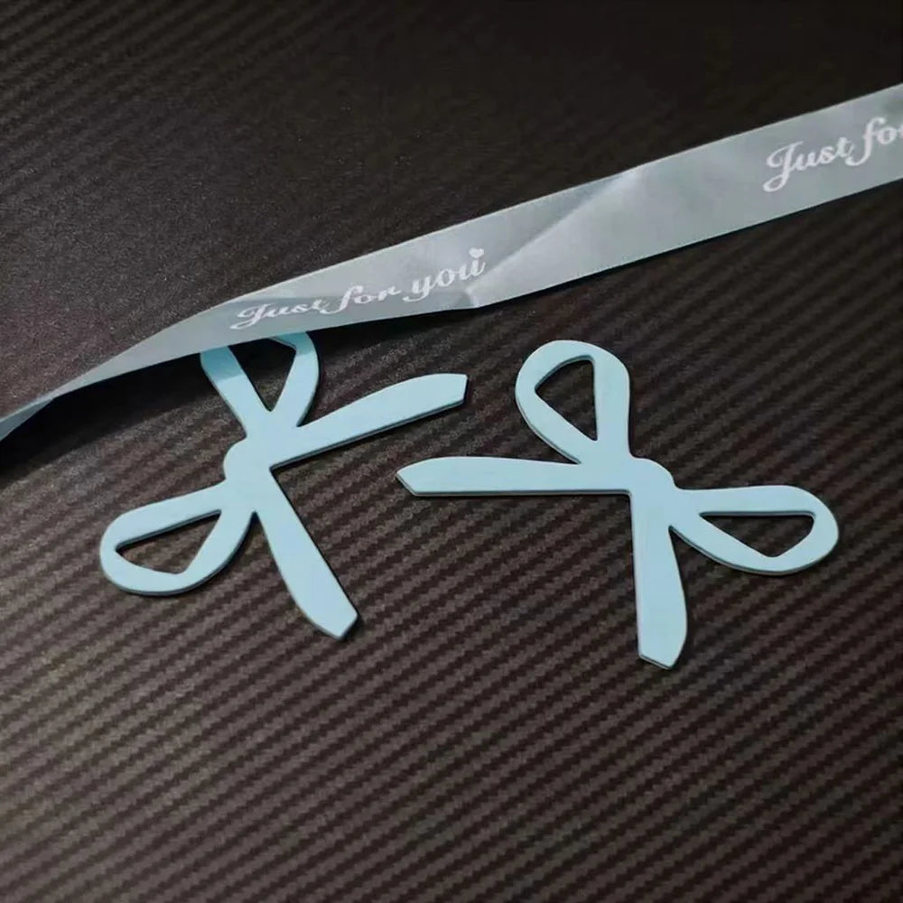 Cute Bow Monitor Corner Decoration