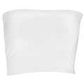 Women Summer Sexy Strapless Cropped Tube Top Color Off Shoulder Bralette Basic Wrapped Chest Bandeau Dropshipping