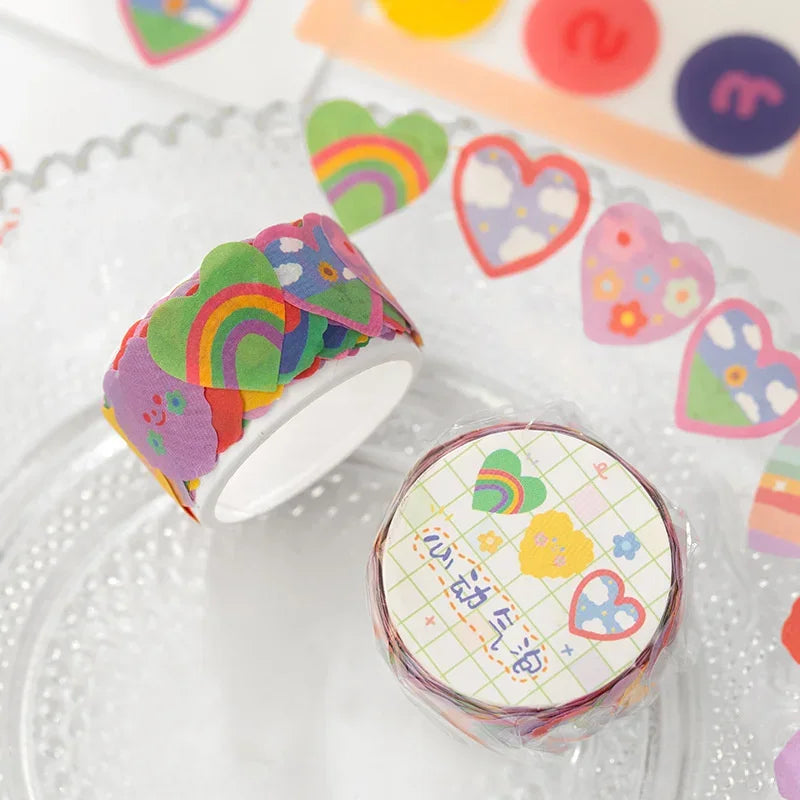 Cute Washi Tape Stickers for Journaling & Scrapbooking