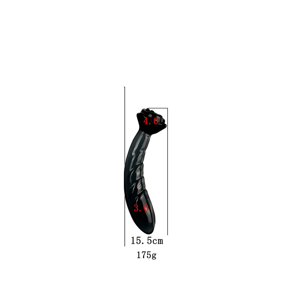 Flower Crystal Glass Anal Plug – 3 Colors