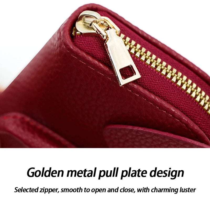 Creative PU Leather  Purse for Women Baby Elephant Card Holder Bag Pendant Ideal for Birthday Gift
