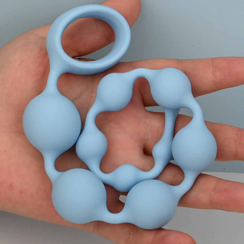 Graduated Silicone Anal Bead Chain