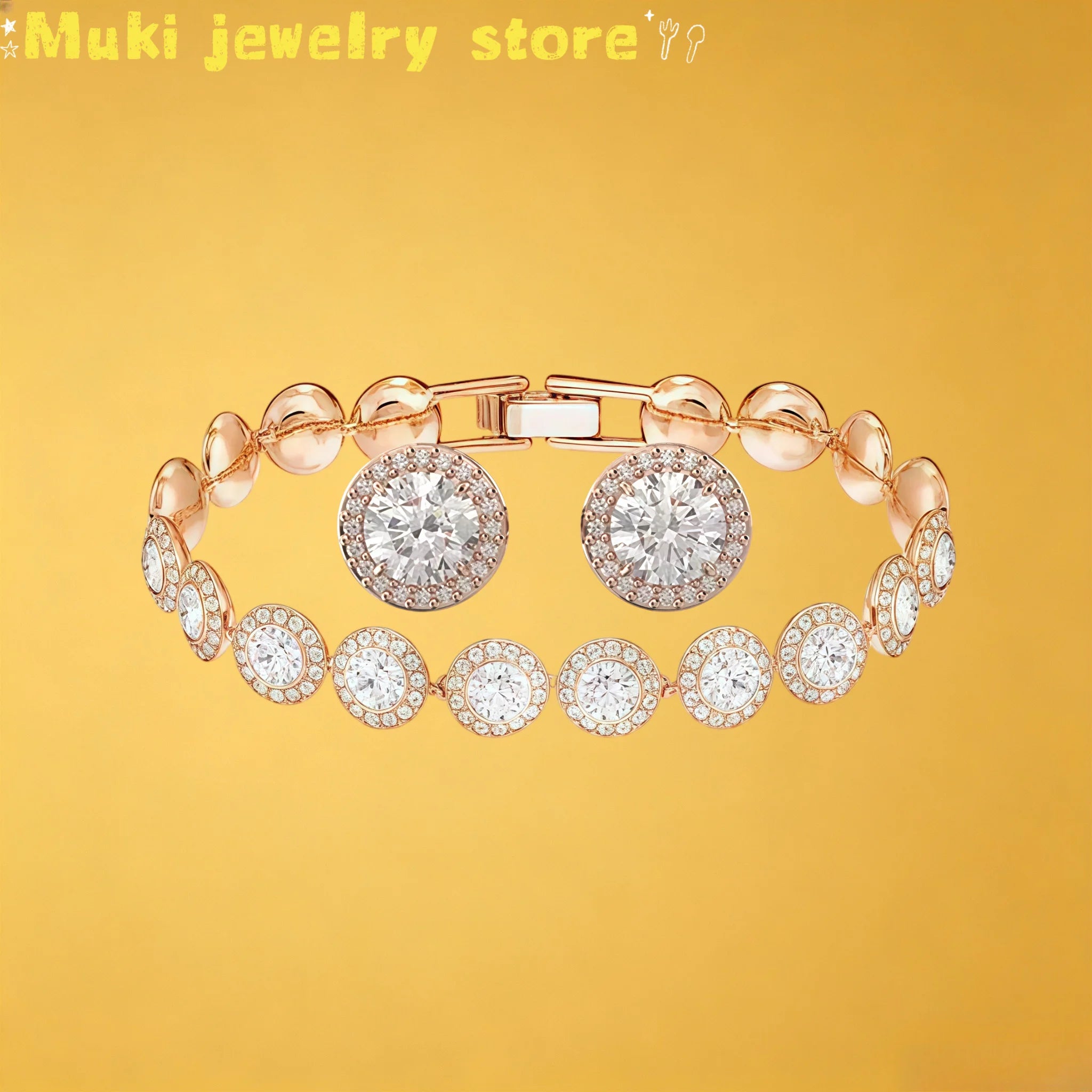 2026 Original Jewelry Round Necklace Earring Bracelet  Fashion  Chain Women Jewelry Sets Party Accessories