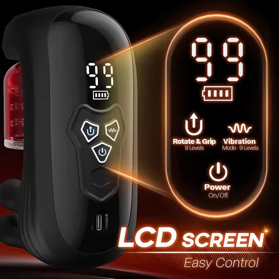 USB-Rechargeable Male Stimulator – 9 Modes