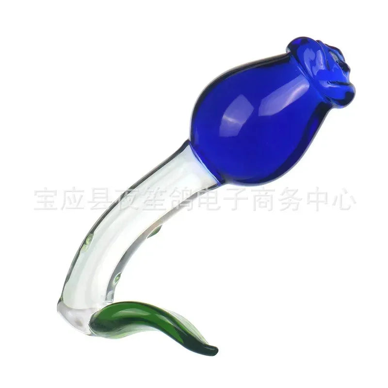 Crystal Glass Anal Bead & Plug