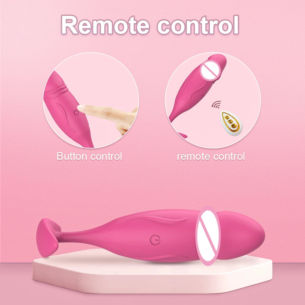 Remote-Control Vibrating Anal Plug