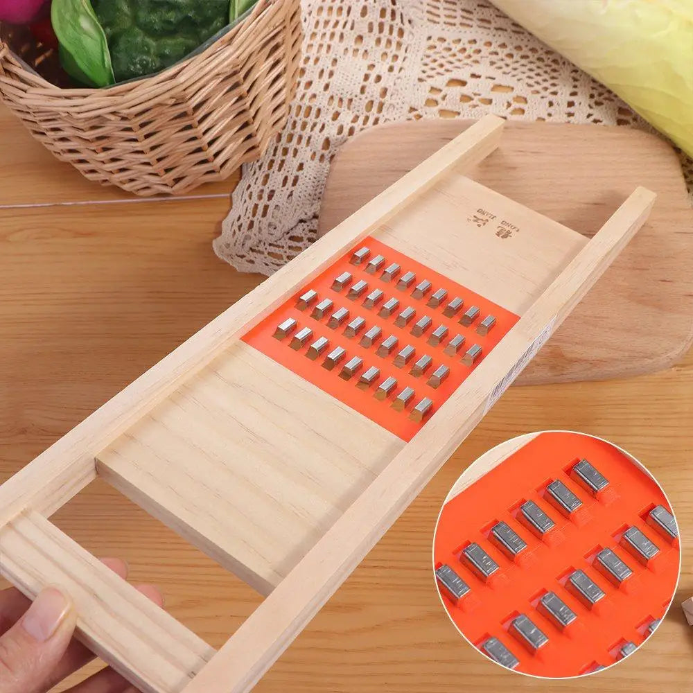 Wooden Multifunctional Kitchen Tools Cucumber Fruit Gadgets Food Grater Peeler Vegetable Cutter Cheese Slicer