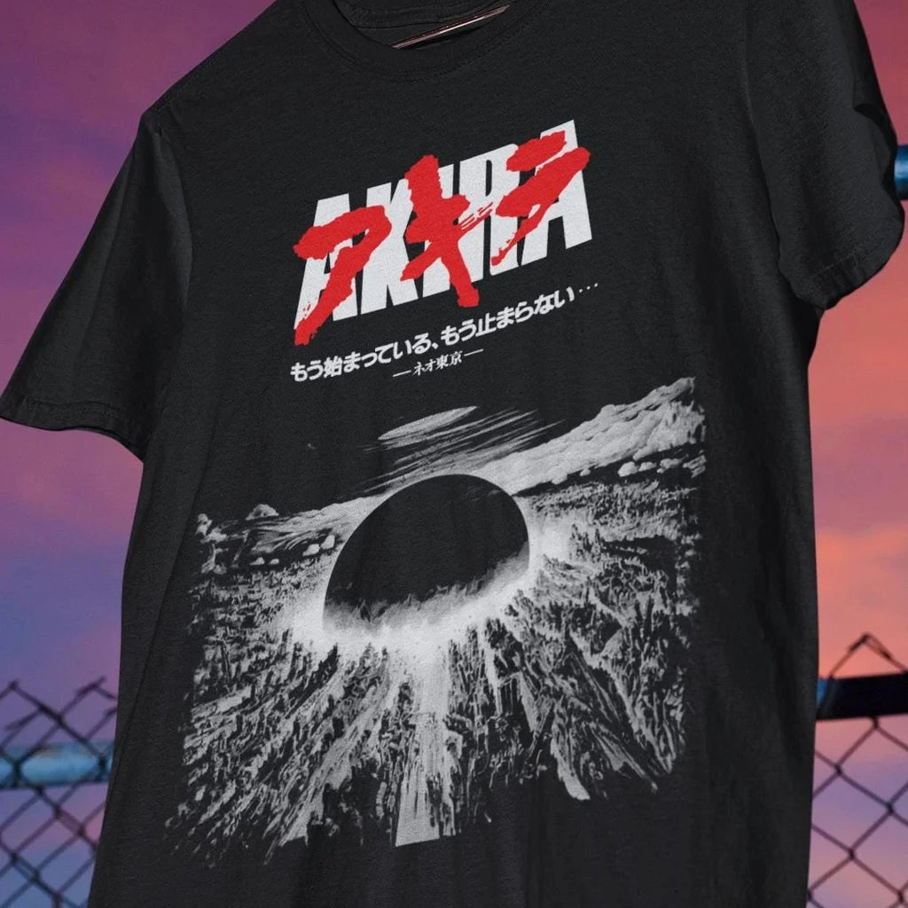 Akira Shirt Anime Shirt Streetwear Anime Gift Manga Japanese Japan Style Unisex High-quality Crew-neck Short-sleeved Men T-shirt
