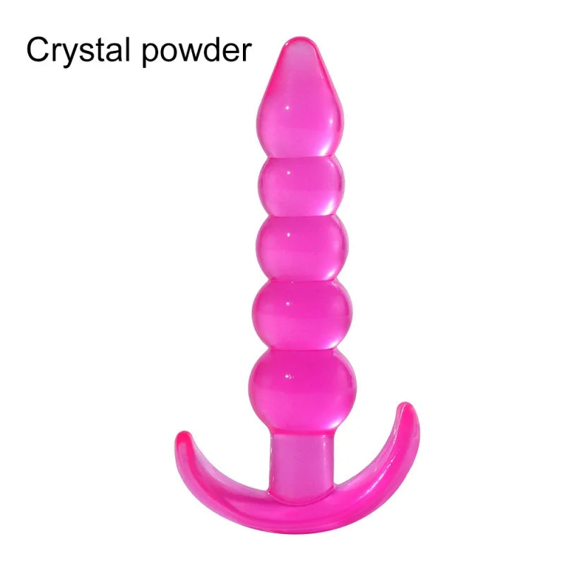 Soft Silicone Anal Bead & Butt Plug