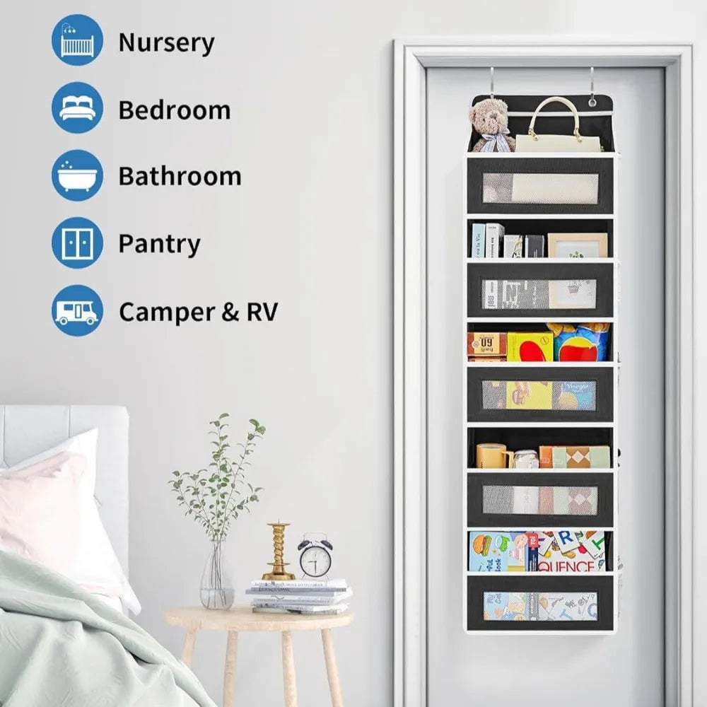 5-Shelf Over-Door Hanging Storage Organizer