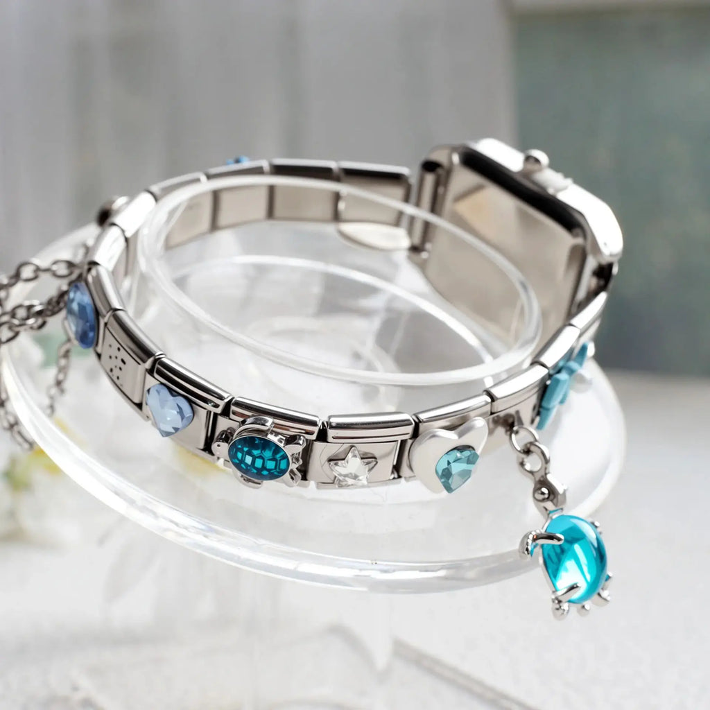 Women's Custom Charm Bracelet Quartz Watch