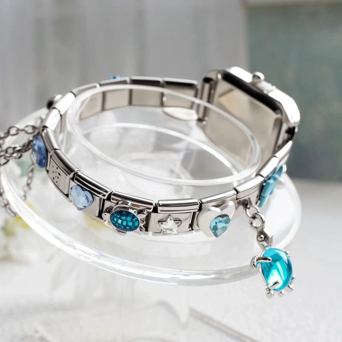 Women's Custom Charm Bracelet Quartz Watch