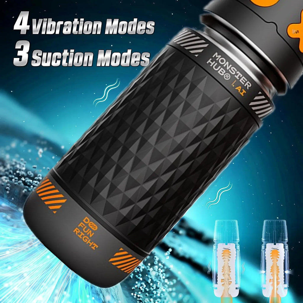 Automatic Vibrating & Thrusting Male Stroker