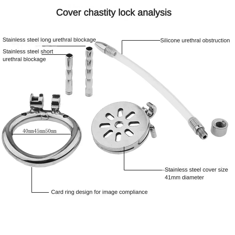 Mini Stainless Steel Chastity Cage