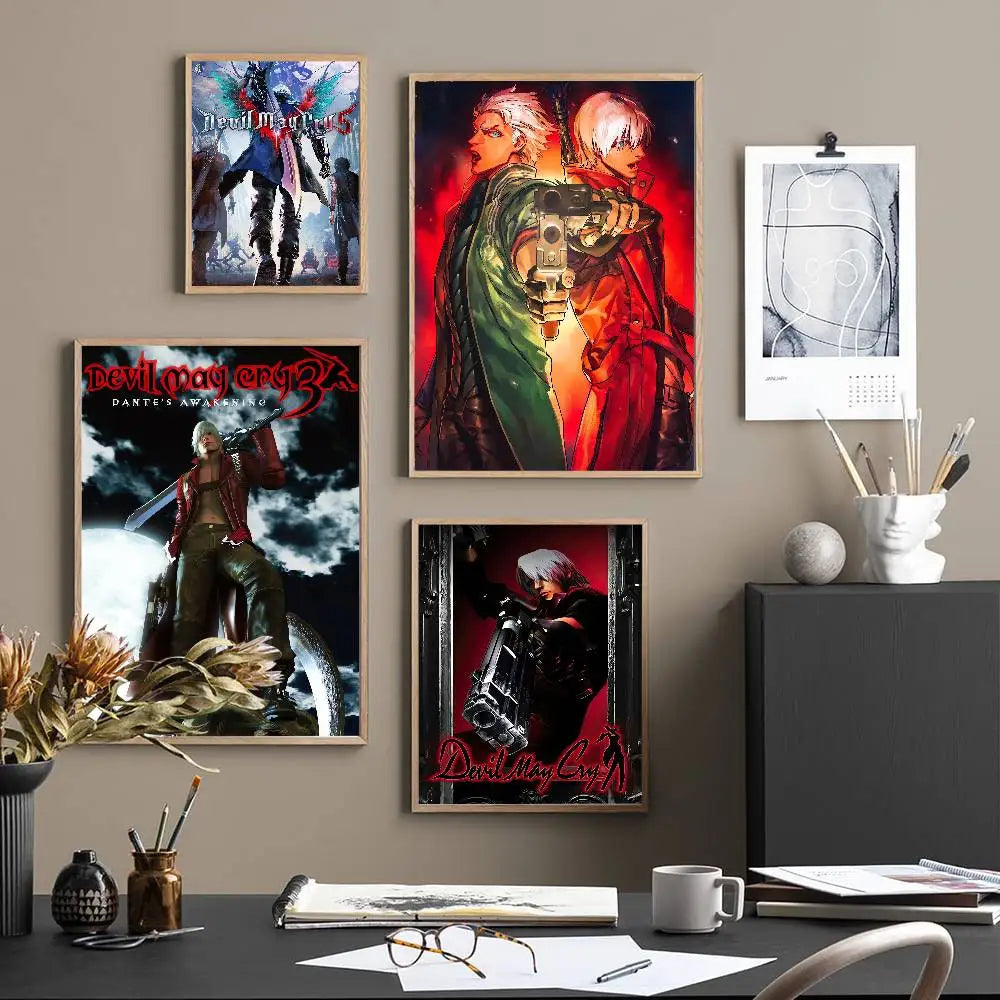 Devil May Cry Vintage Game Art Poster