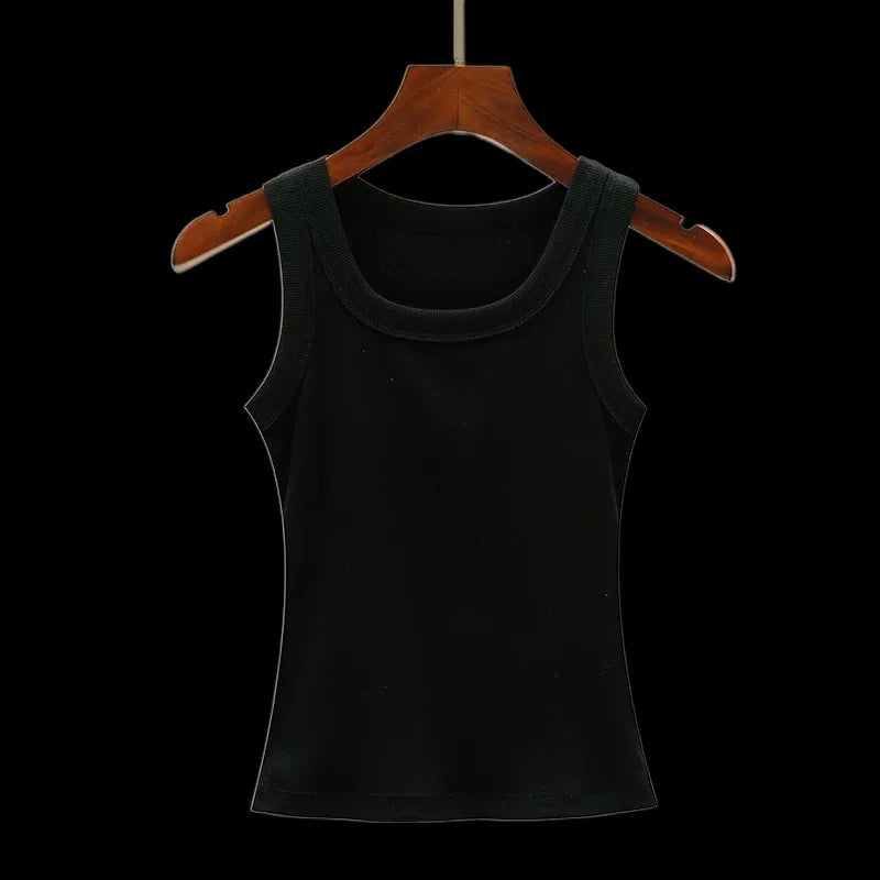 2-Piece Y2K Punk Gothic Sleeveless Crop Top Set