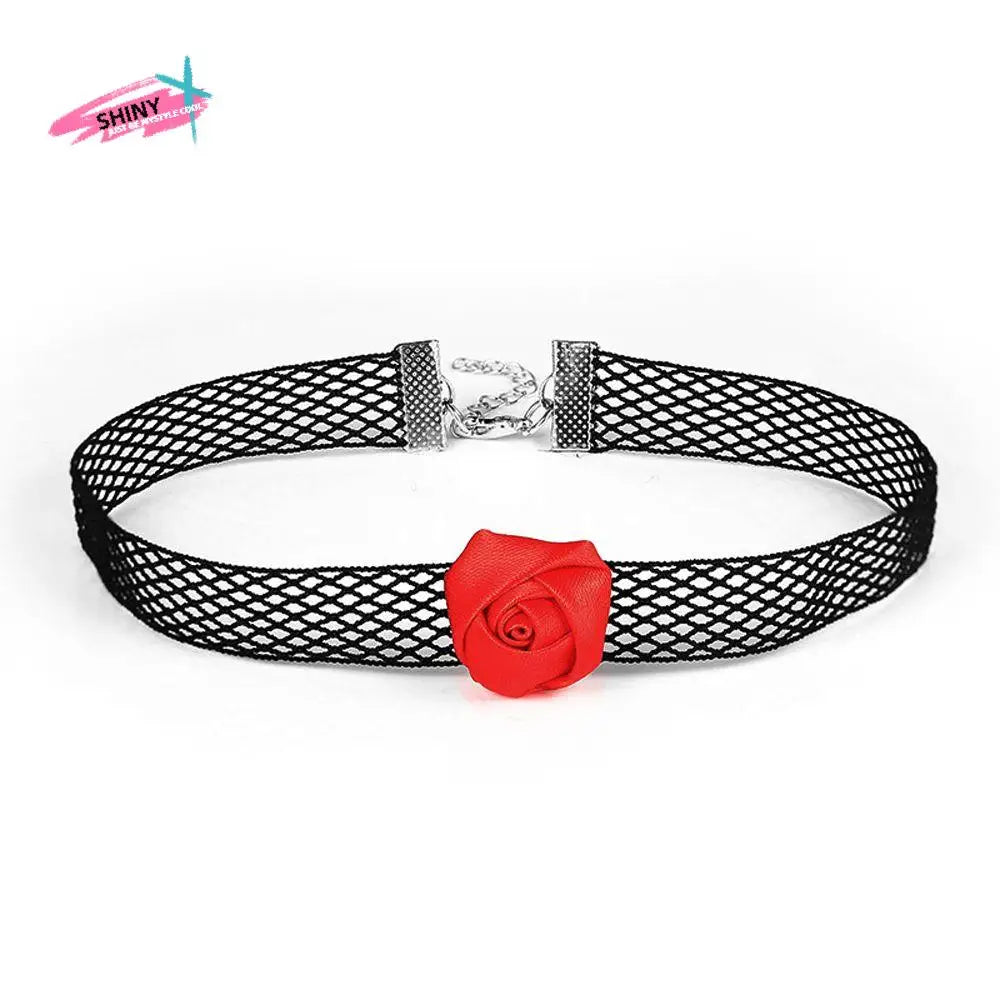 Fashion Sexy Bat Women Choker Spider Party Gifts Neck Collar Lace Choker Goth Necklace Gothic Choker