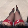 Thigh High Socks Women Lingerie Female Hosiery Knee High Socks Thigh High Stockings Ultra-thin Lacework Bow Sexy Women Stockings