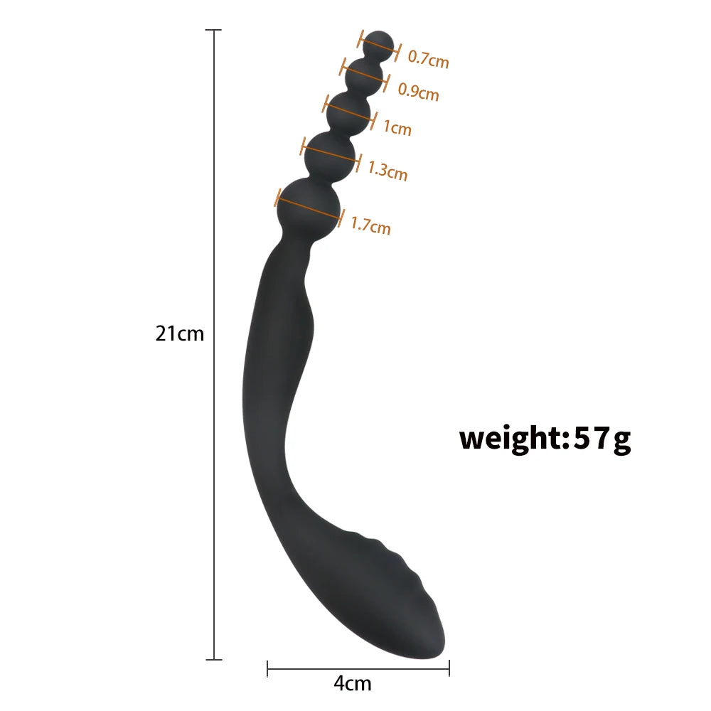 Silicone Anal Bead & Plug Trainer