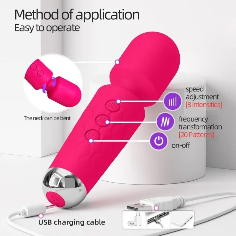 Waterproof Quiet Mini Personal Vibrator