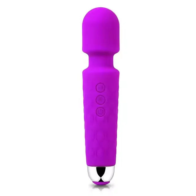Rechargeable Wand Vibrator – 20 Patterns/8 Speeds