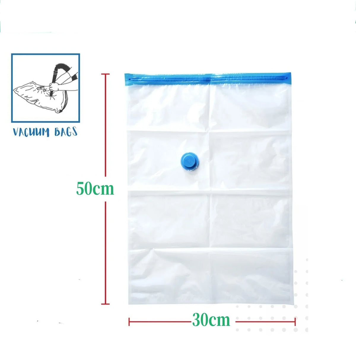 Vacuum Seal Storage Bags for Clothes & Comforters