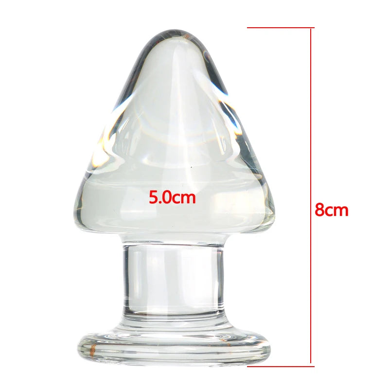 50mm Crystal Glass Anal Plug