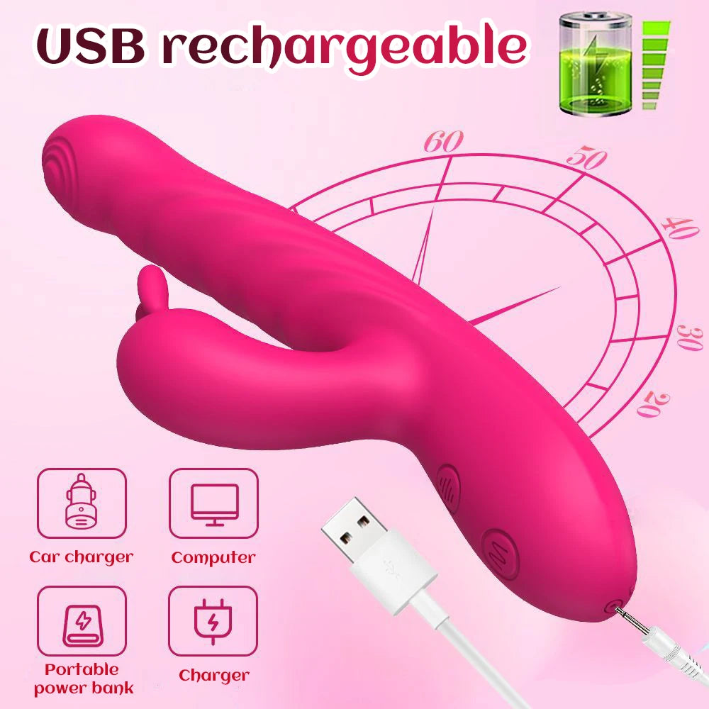 Rabbit Vibrator with Dual Stimulation