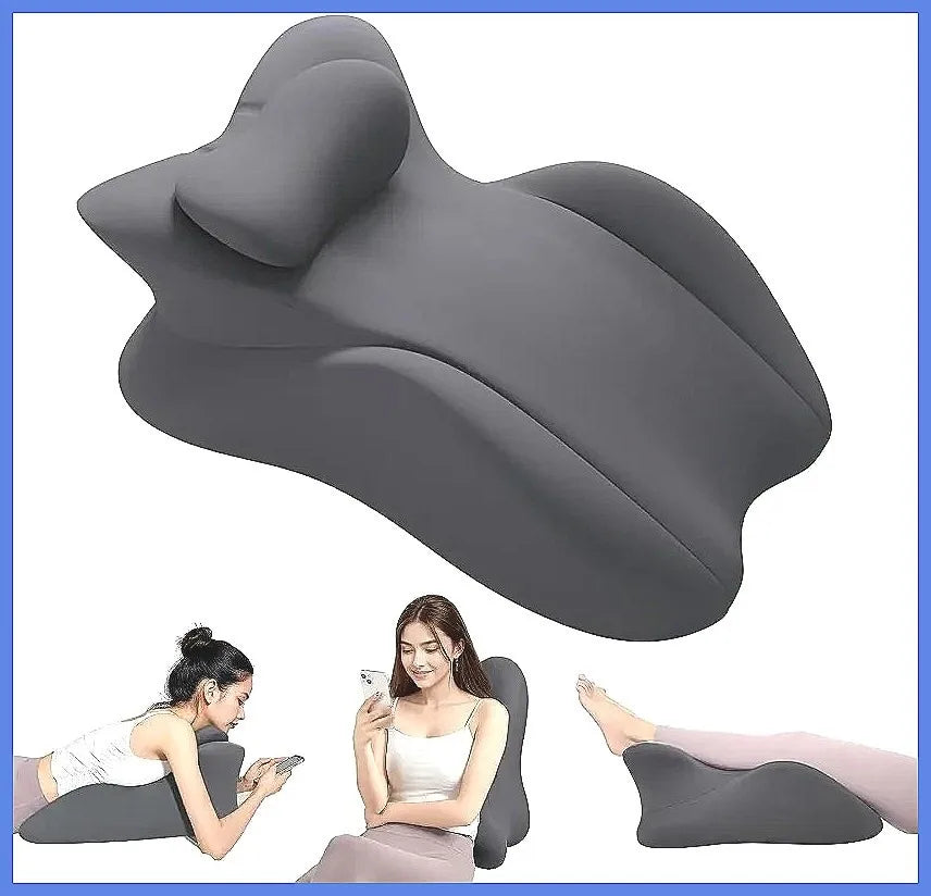 Multi-Position Memory Foam Wedge Pillow with Removable Cover