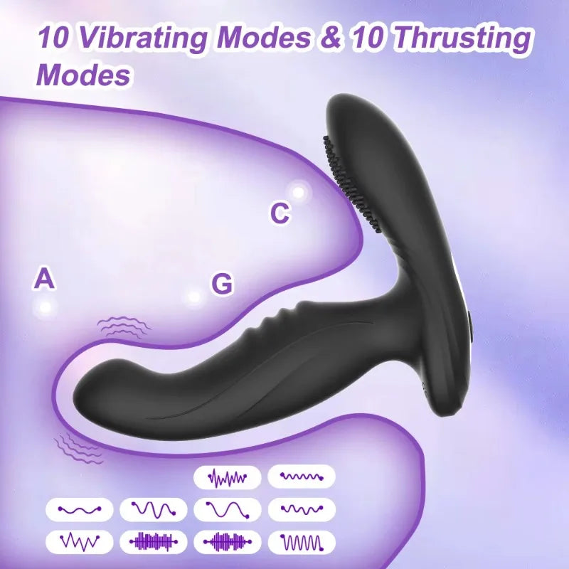 App-Control 7-Mode Thrusting Prostate Massager