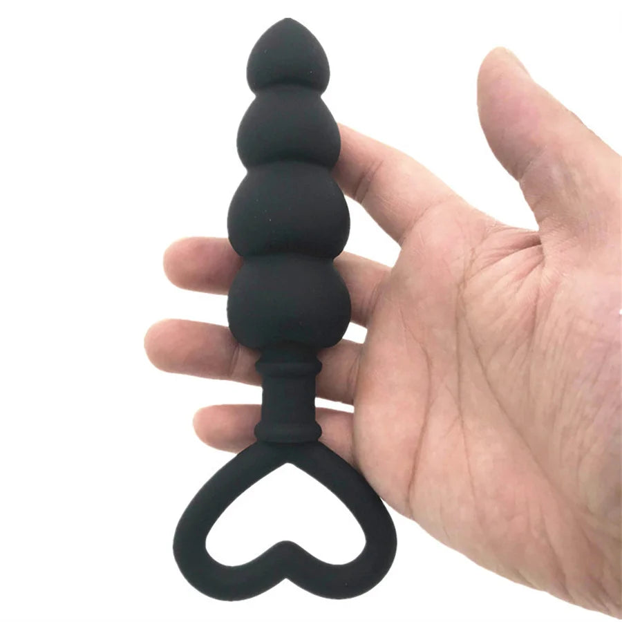 Silicone Beginner Anal Bead & Plug Trainer