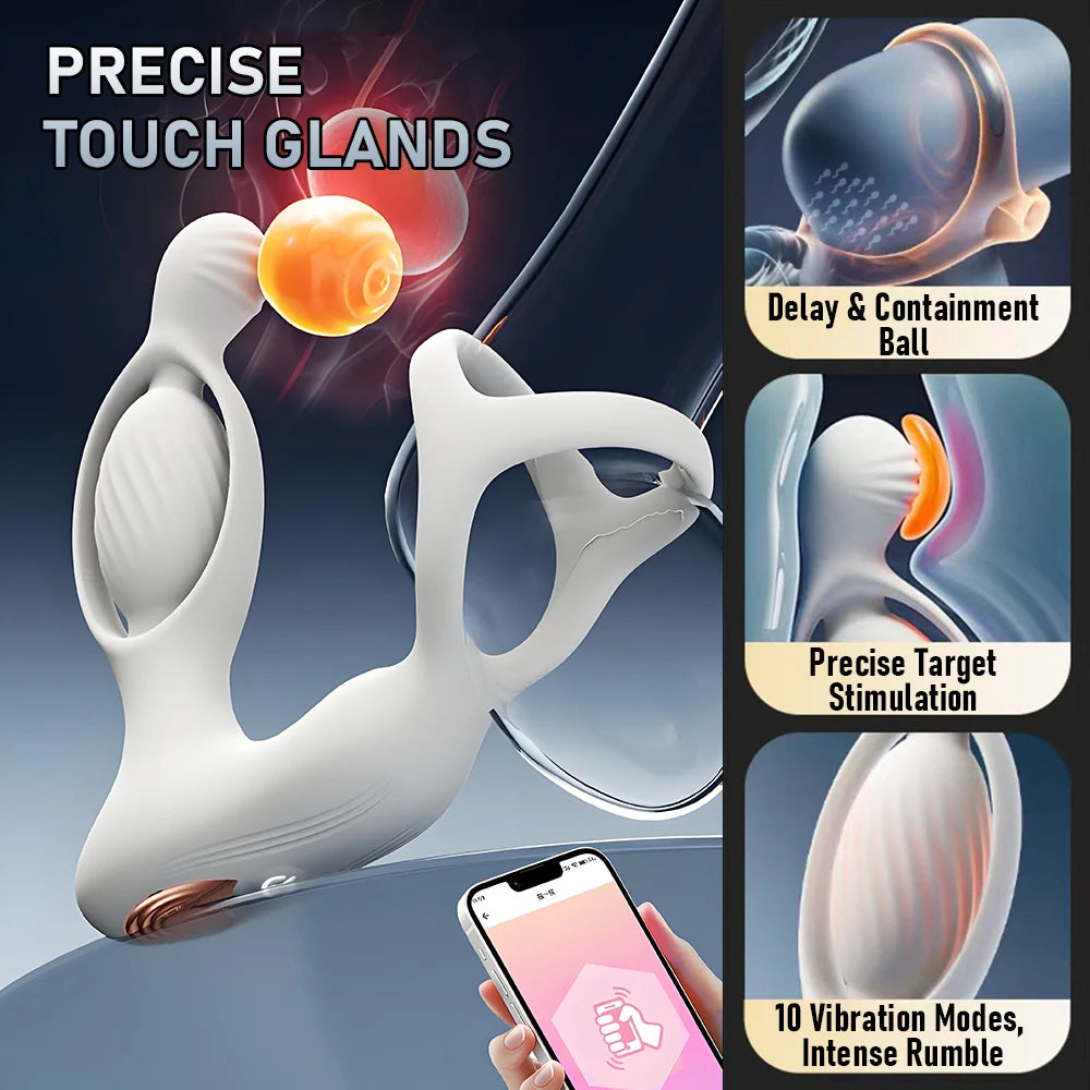 App-Control Rotating Prostate Massager