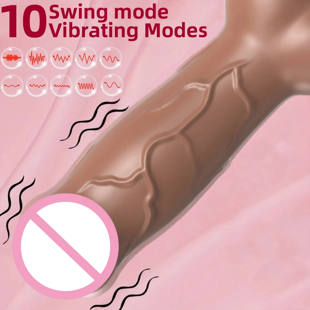 Realistic Dog Dildo Powerful Thrusting Heating Virbrator Vaginal Masturbation Adult Sex Toys For Female Stimulator 18+ Sex toys