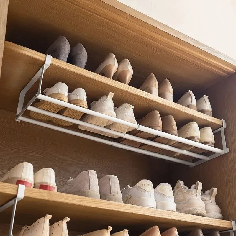 Expandable Multi-Layer Wardrobe Shelf Organizer