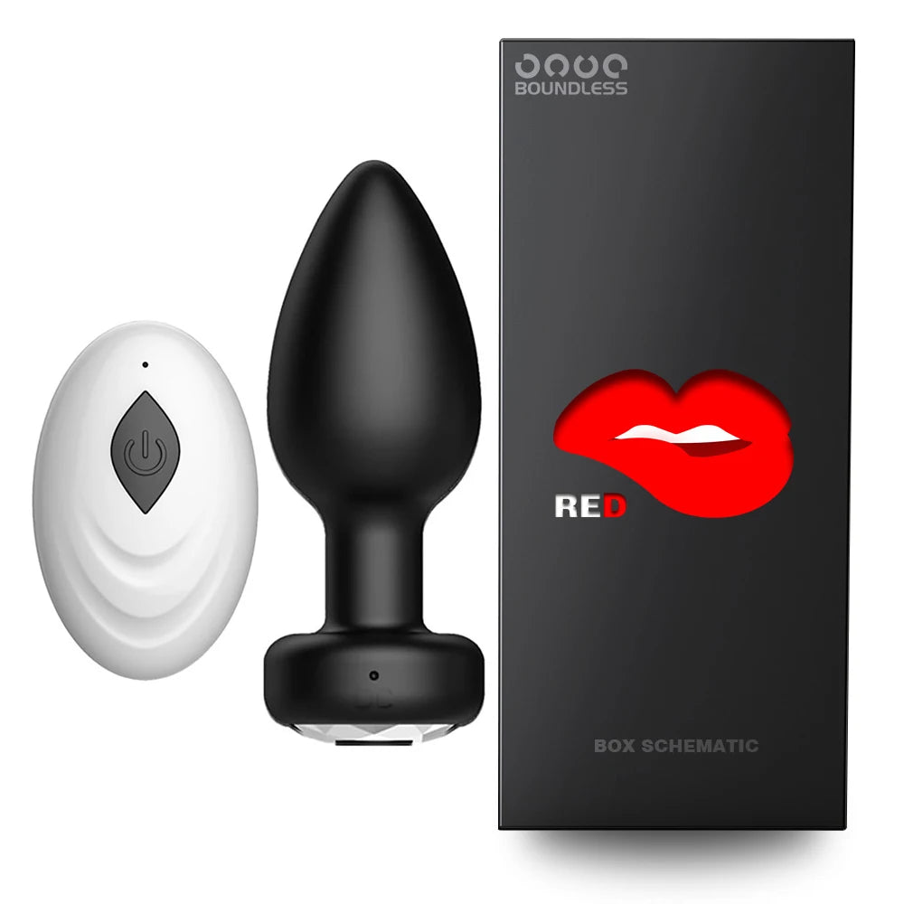 Wireless Remote Vibrating Anal Plug