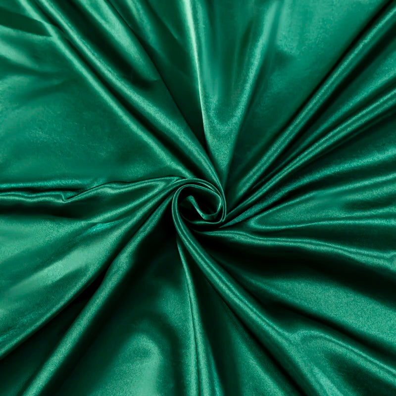 Satin Flat Sheet & Pillowcase Bedding Set